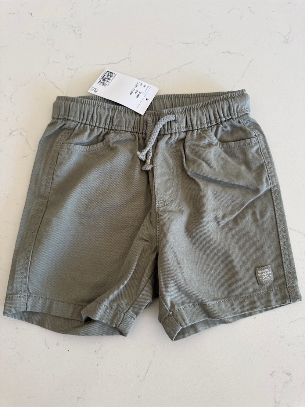 H&M Olive Drawstring Casual Shorts